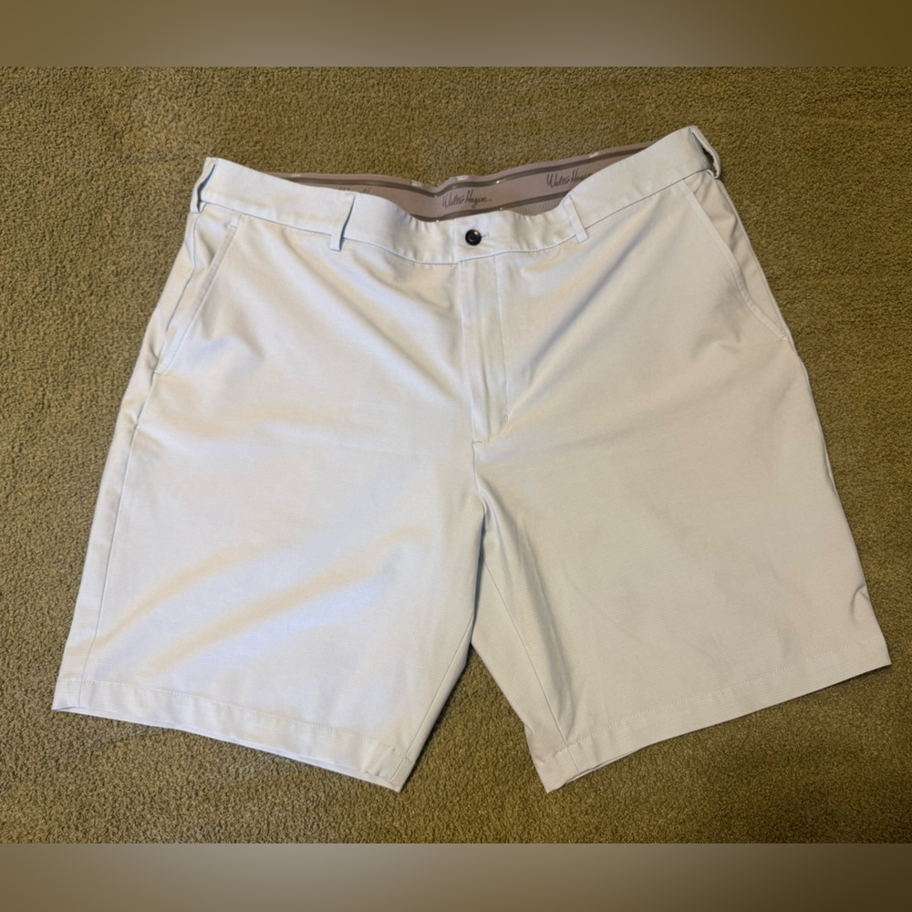 Walter Hagen 11 Majors Performance Stretch Golf Shorts Mens 40 Light Blue